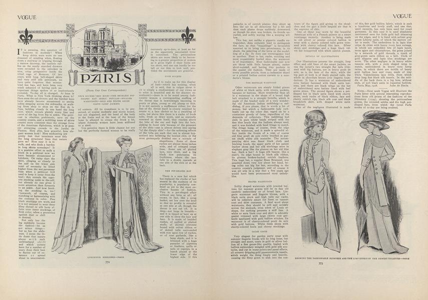 Paris (From Our Own Correspondent)