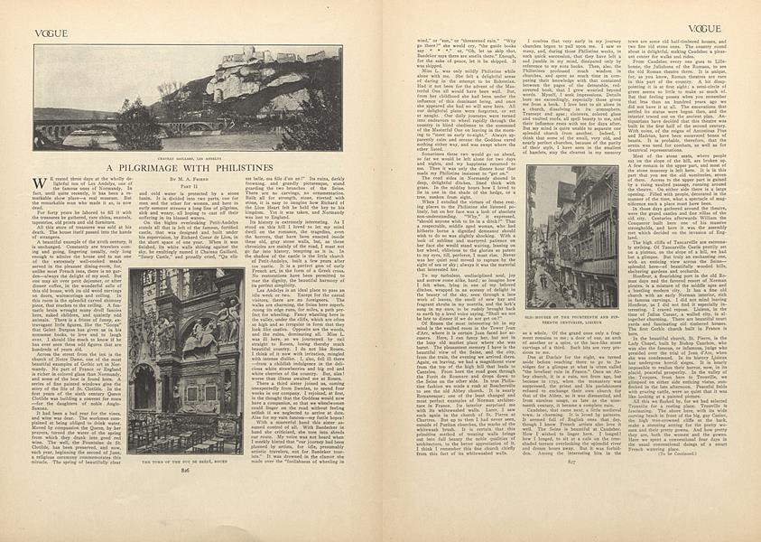 A Pilgrimage with Philistines: Part II