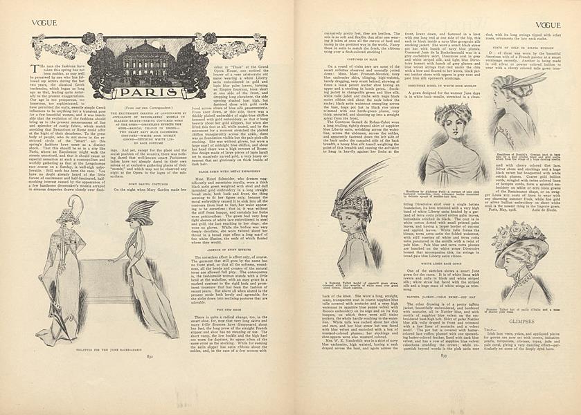 Paris (From Our Own Correspondent)