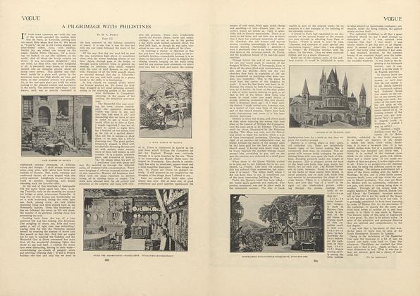 A Pilgrimage with the Philistines: Part III