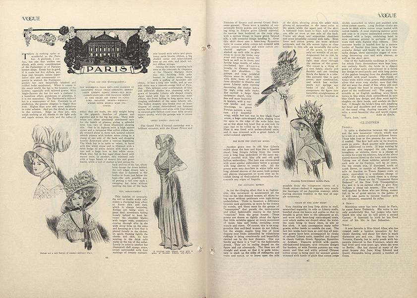 Paris (From Our Own Correspondent)