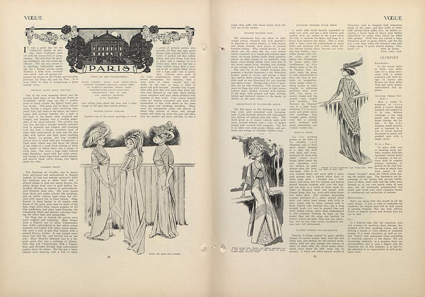 Paris (From Our Own Correspondent)