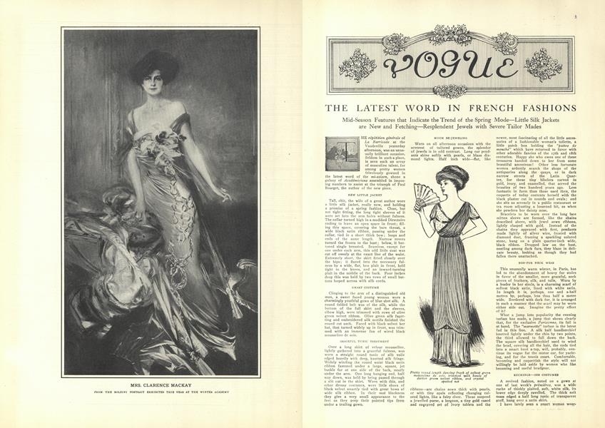 The Latest Word in French Fashions