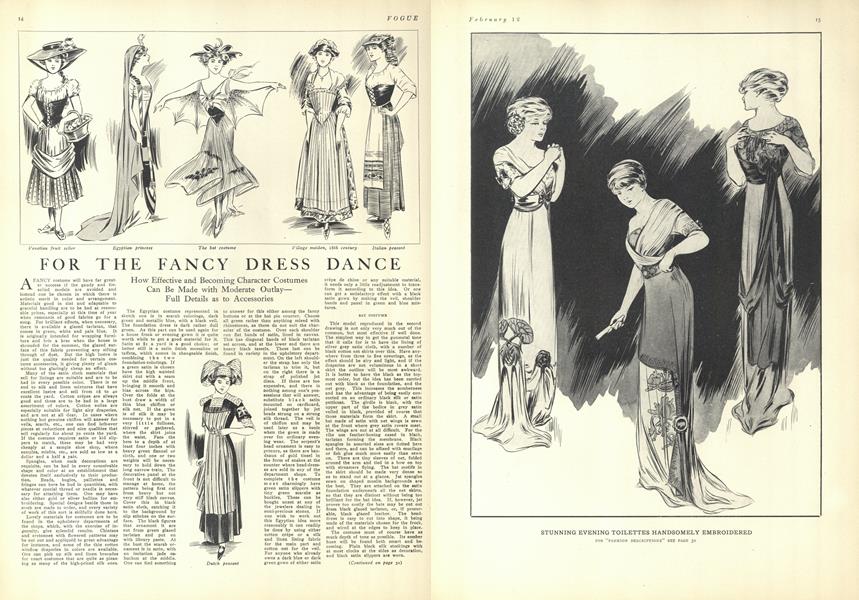 For the Fancy Dress Dance