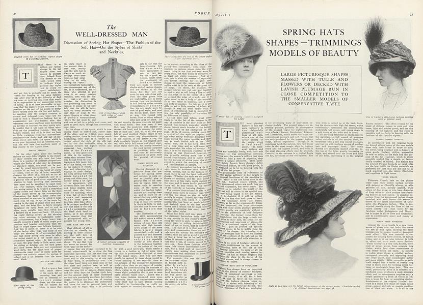 Fifty Spring Hats—Models from French Designers