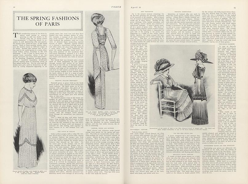 The Spring Fashions of Paris