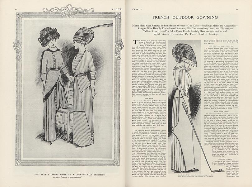 French Outdoor Gowning