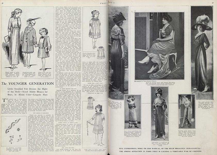 The Younger Generation | Vogue | APRIL 1, 1911