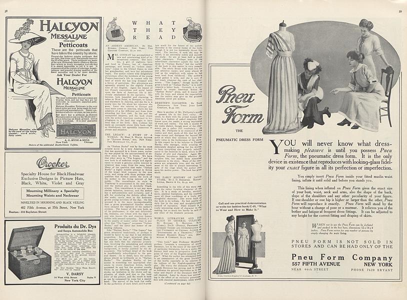 What They Read | Vogue | SEPTEMBER 1, 1911