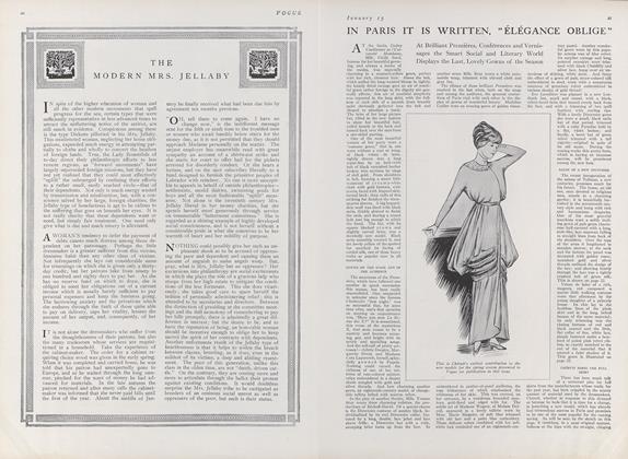 In Paris It is Written, “Elegance Oblige”