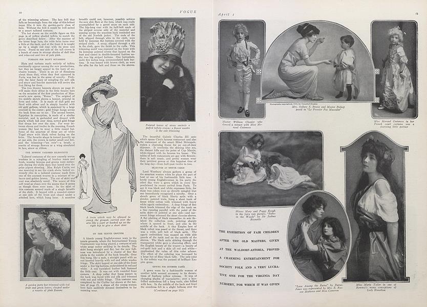 The Exhibition of Fair Children After the Old Masters, Given at the