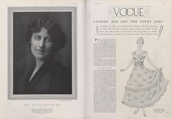 October 1 1914 | Vogue