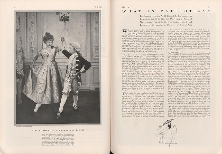 Miss Dorothy and Master Jay Iselin | Vogue | May 15, 1916