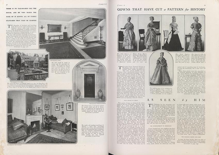 The Tale-Bearing House | Vogue | June 1, 1916
