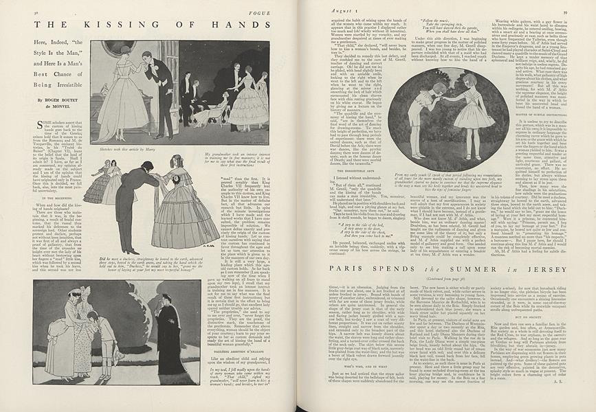 The Kissing of Hands