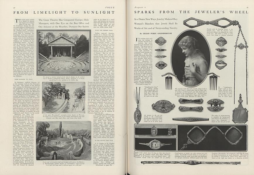 From Limelight to Sunlight