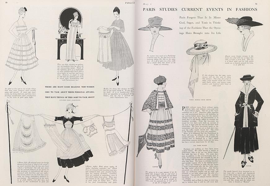 Paris Studies Current Events in Fashions