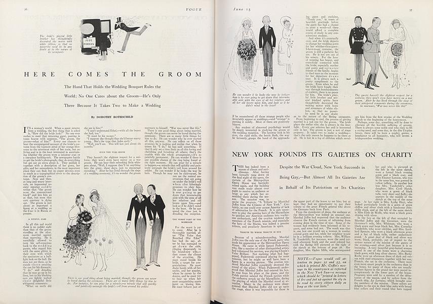 New York Founds Its Gaieties on Charity