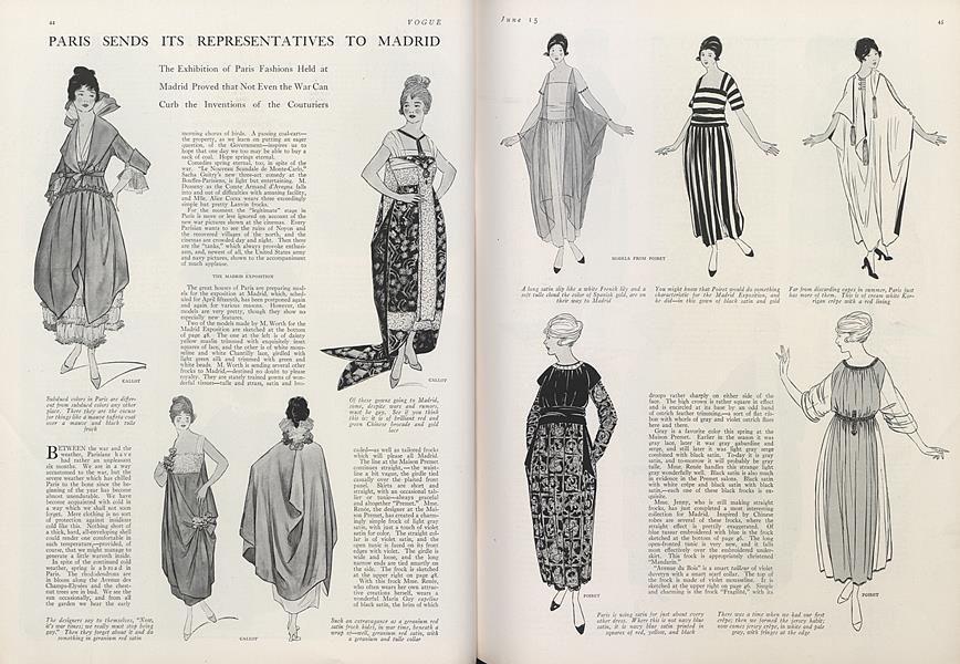 Paris Sends Its Representatives to Madrid