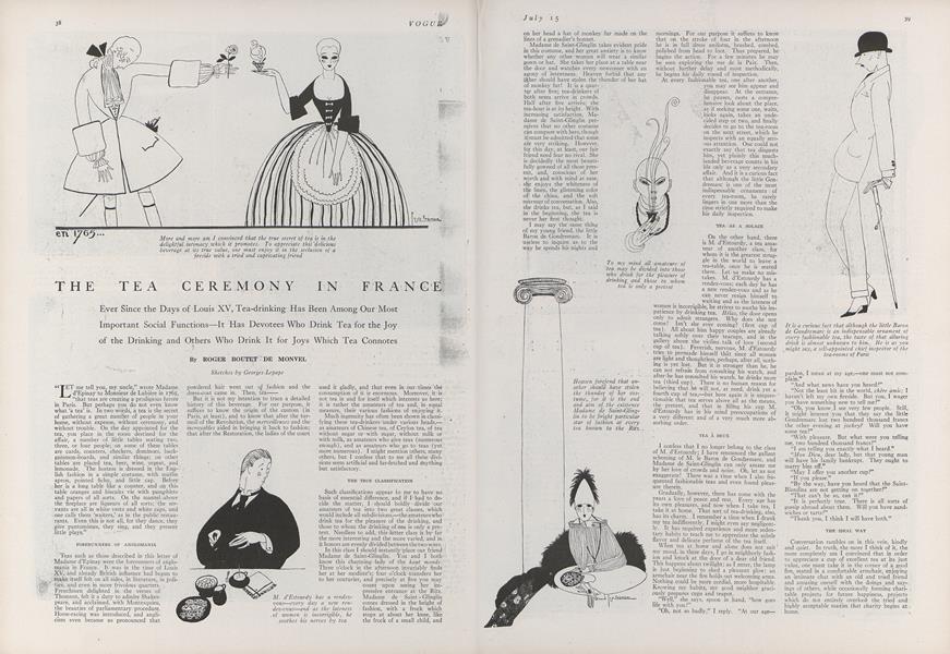 The Tea Ceremony in France