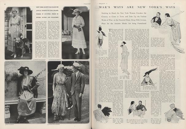 War's Ways Are New York's Ways