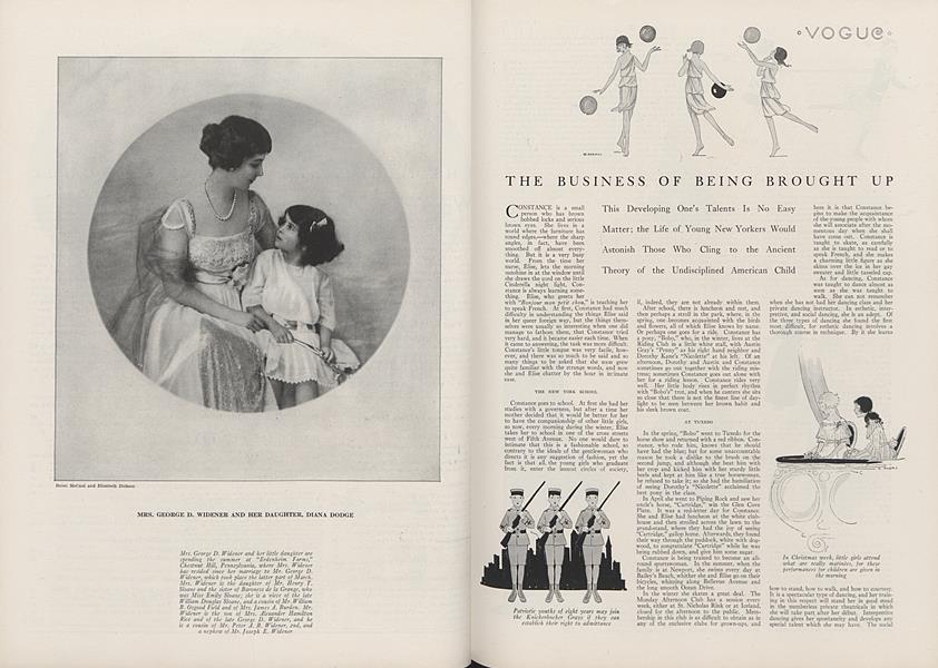 The Business of Being Brought Up