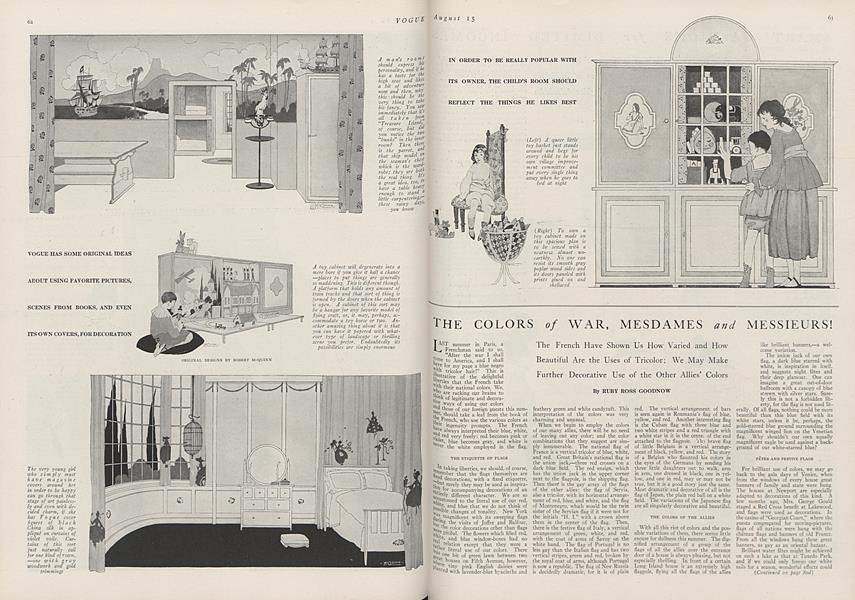 The Colors of War, Mesdames and Messieurs!