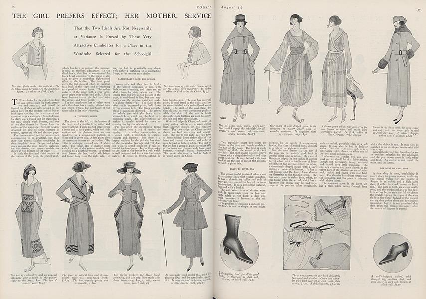 The Girl Prefers Effect; Her Mother, Service