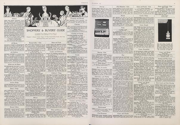 Shoppers' & Buyers' Guide