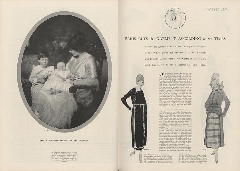 Paris Cuts Its Garment According to the Times