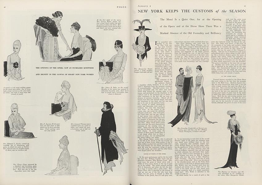 New York Keeps the Customs of the Season