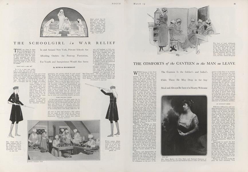 The Schoolgirl in War Relief | Vogue | March 15, 1918