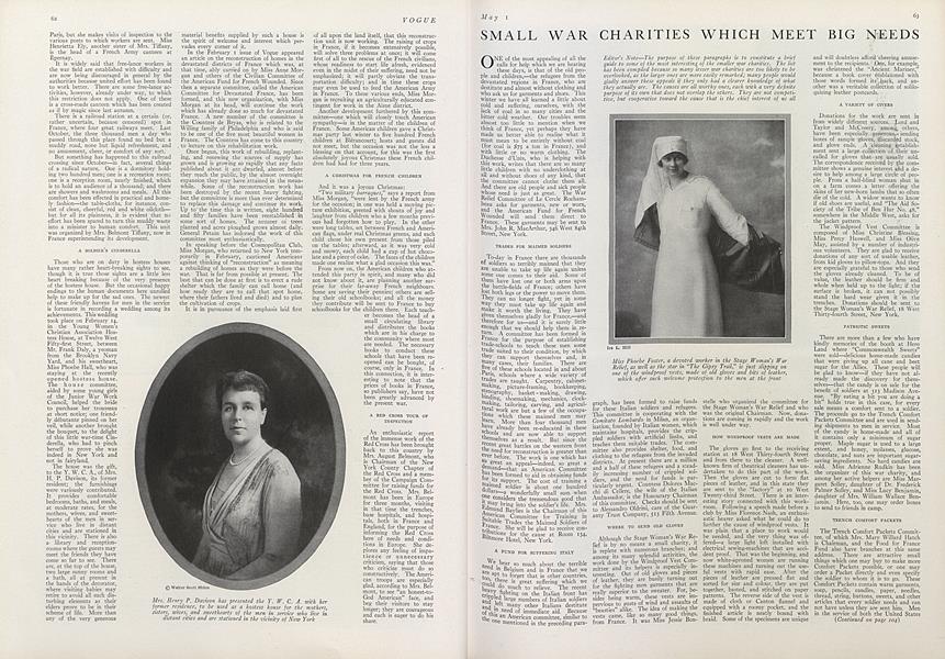 Small War Charities Which Meet Big Needs