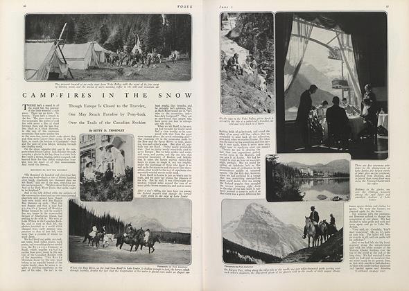 Camp-Fires in the Snow