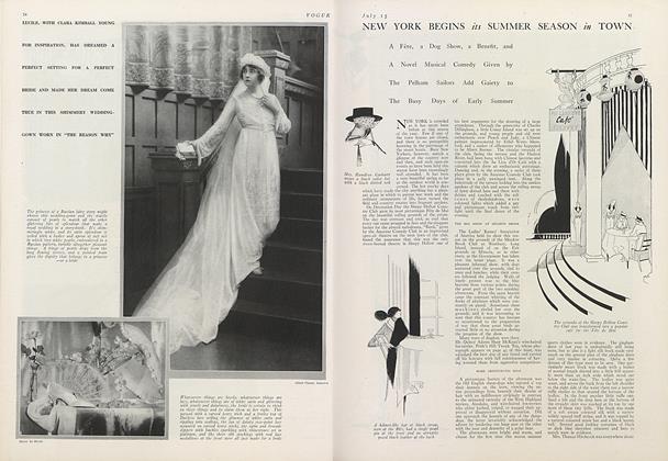 New York Begins Its Summer Season in Town