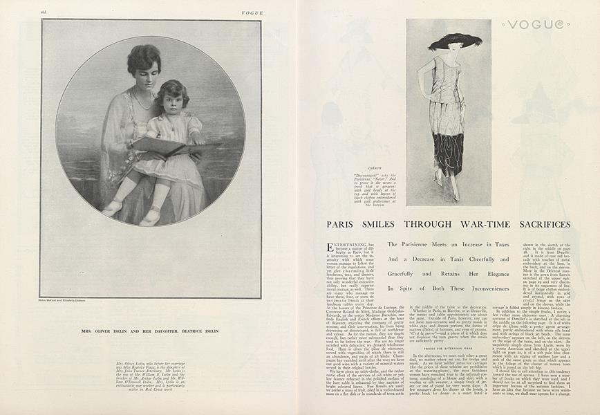 Paris Smiles Through War-Time Sacrifices