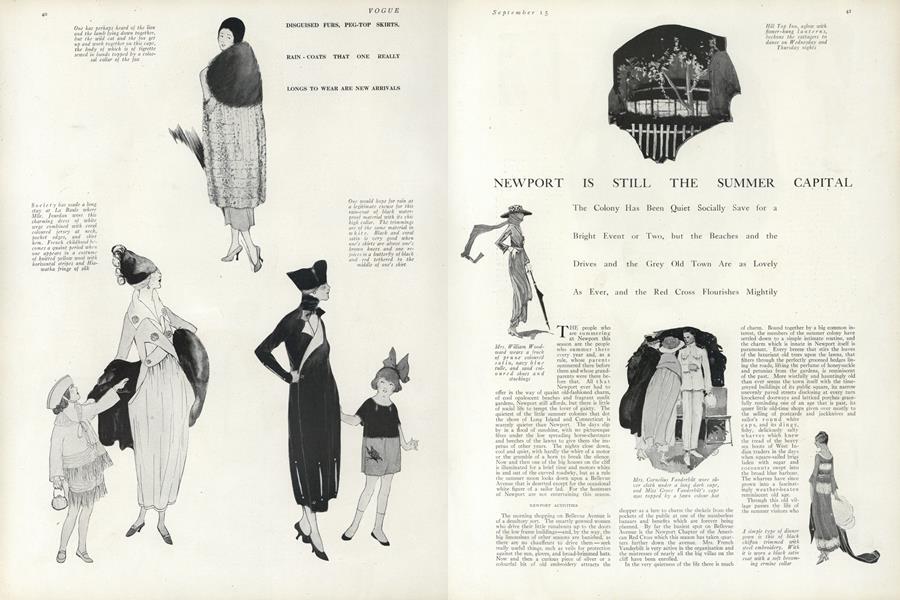 Newport Is Still the Summer Capital | Vogue | September 15, 1918