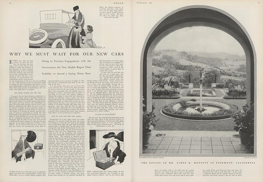 Why We Must Wait for Our New Cars