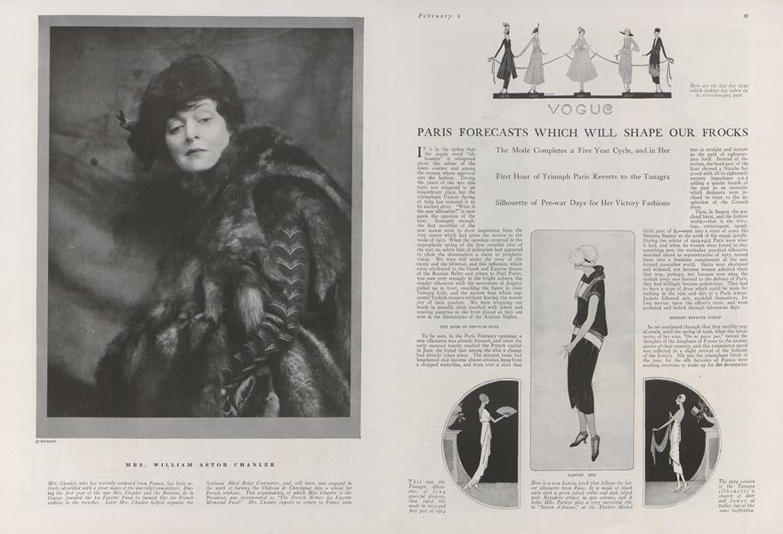 Paris Forecasts Which Will Shape our Frocks