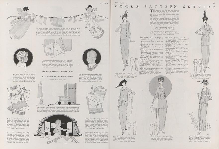 Vogue Patterns | Vogue | February 1, 1919