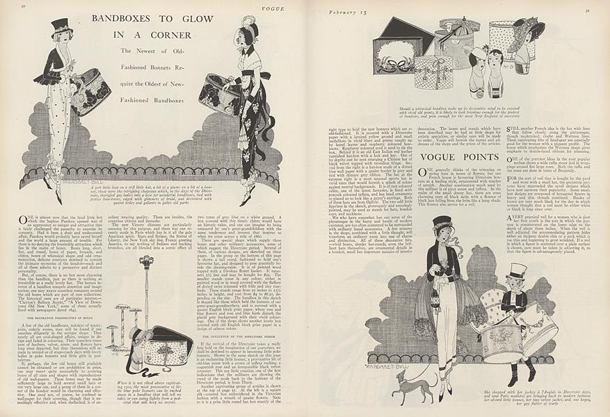 Bandboxes to Glow in a Corner