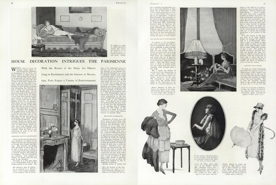 House Decoration Intrigues the Parisienne