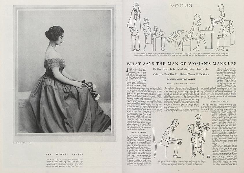 What Says the Man of Woman's Make-Up?