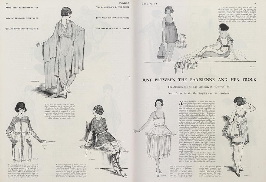 Just Between the Parisienne and her Frock