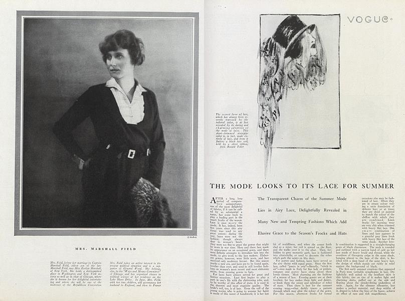 The Mode Looks to Its Lace for Summer