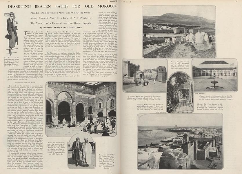 Deserting Beaten Paths for Old Morocco