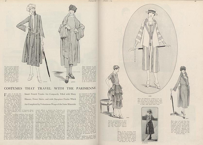 Costumes that Travel with the Parisienne