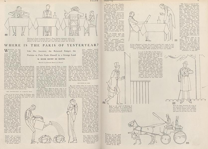 Where is the Paris of Yesteryear?