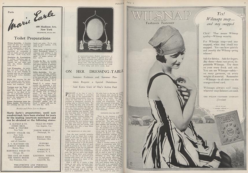 On Her Dressing-Table