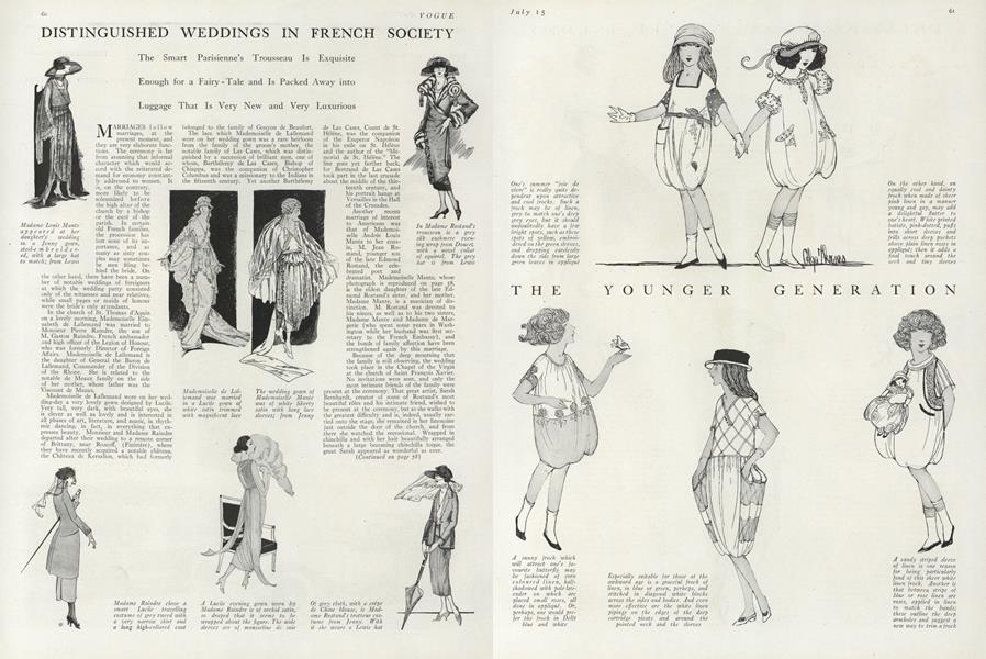 Distinguished Weddings in French Society